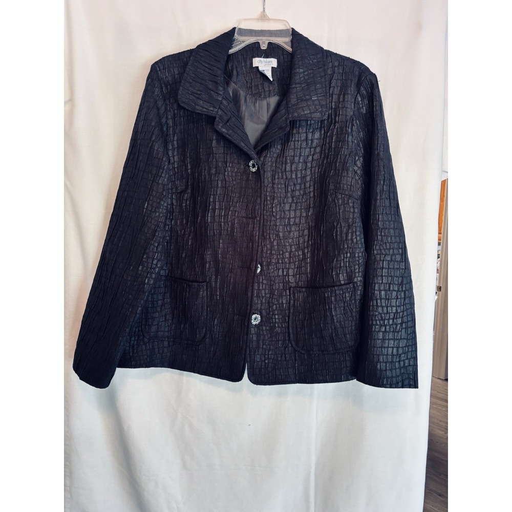 City Blues By Koret Black Jacket M